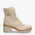 Padma botas de piel con forro interior de piel. crudo