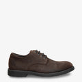 Gante zapatos de piel con forro interior de piel. marron