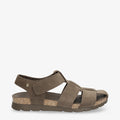 Stanley sandalias de piel con forro interior de piel. gris