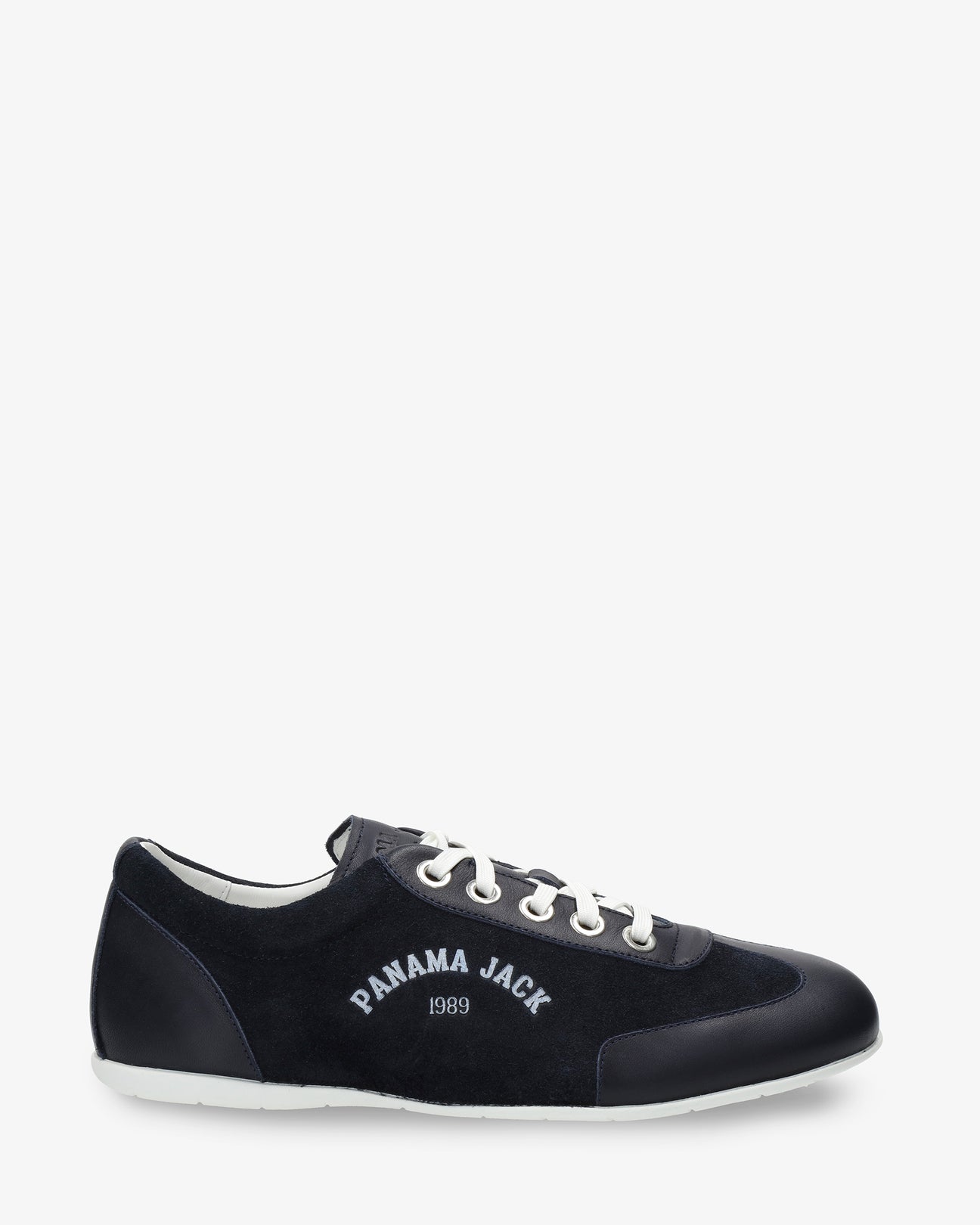 Alek sneakers de piel con forro interior de piel. marino