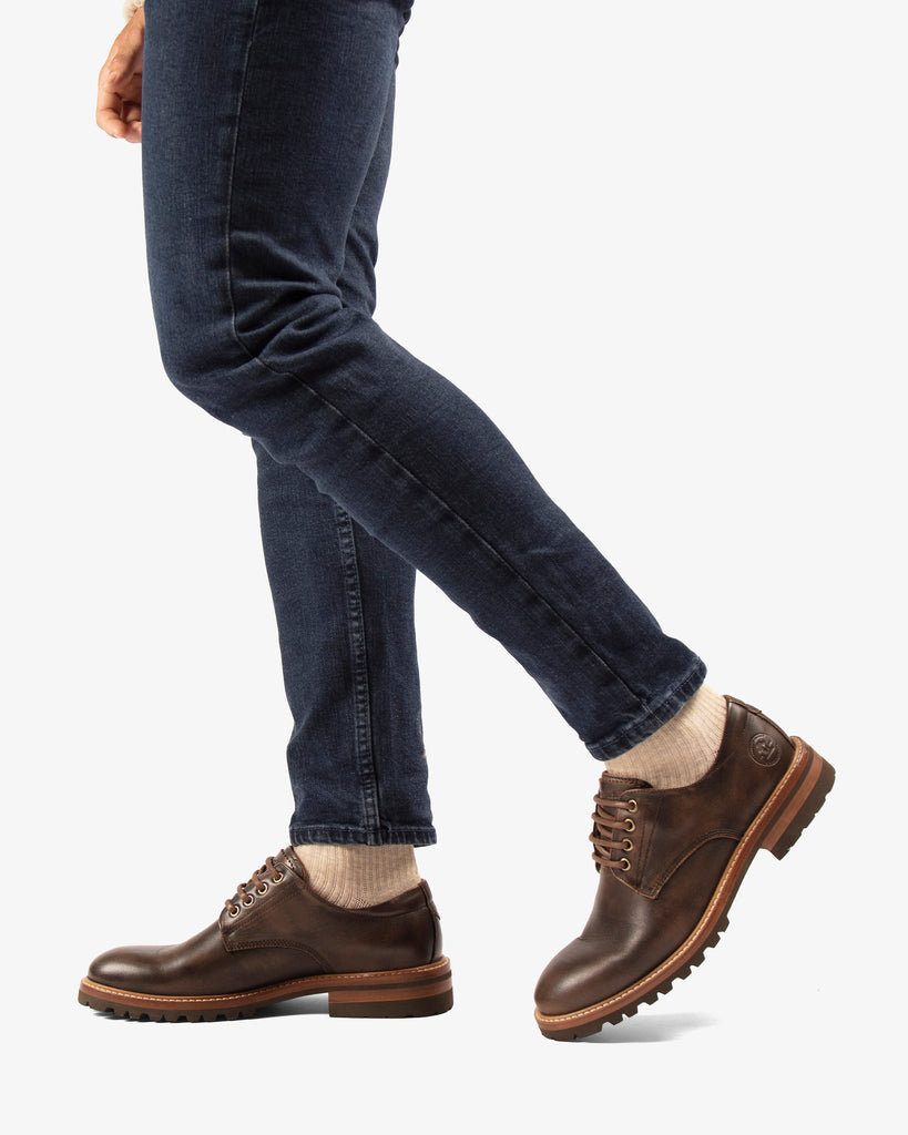 Elio zapatos de piel con forro interior de piel. cuero