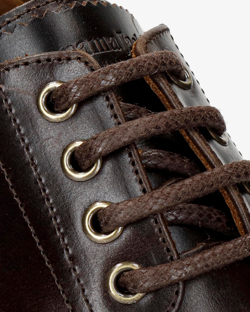 Elio zapatos de piel con forro interior de piel. marron