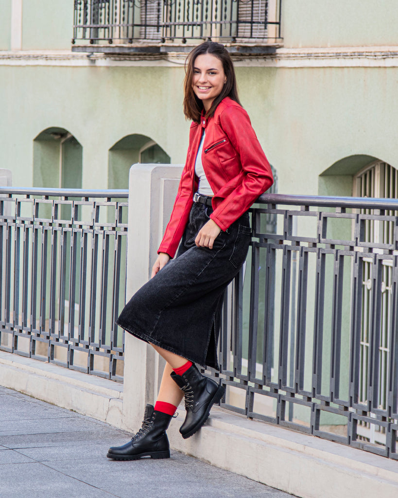 Frisia Gtx botas de piel con forro interior de gore-tex®. negro