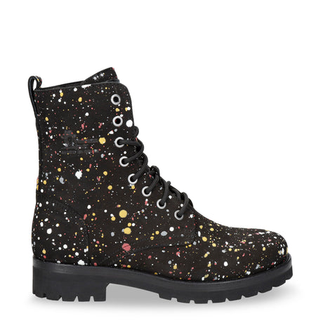 Frisia Ink botas de piel con forro interior de piel. negro