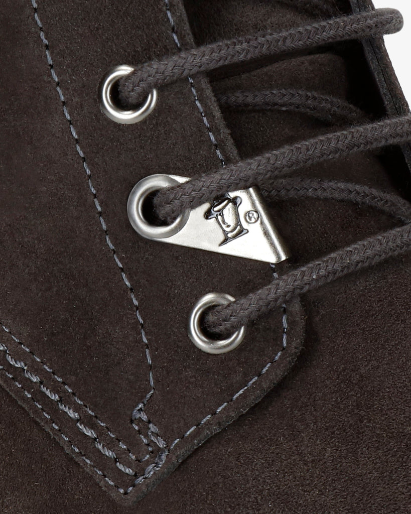 Glasgow botín de piel con forro interior de piel. gris