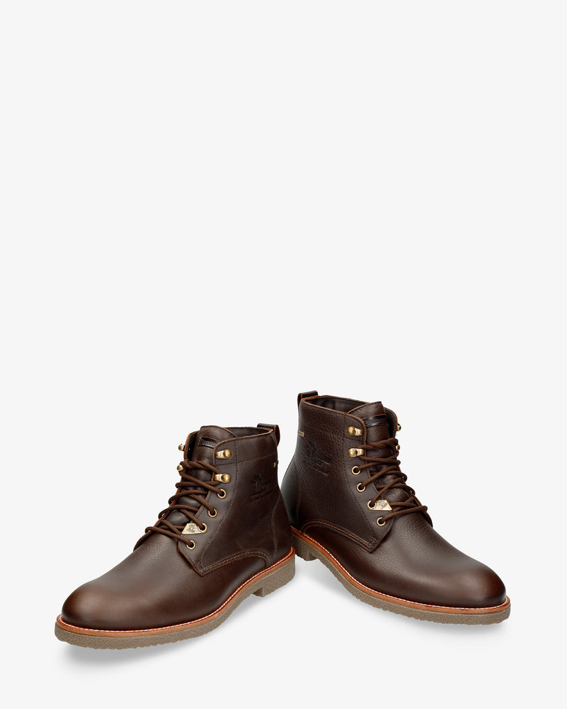 Glasgow Gtx botines de piel con forro interior de gore-tex®. marron