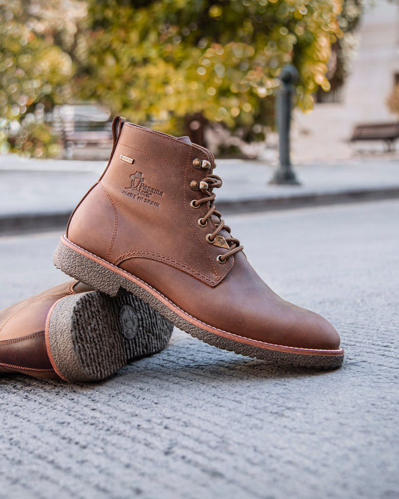 Glasgow Gtx botín de piel con forro interior de gore-tex®. cuero