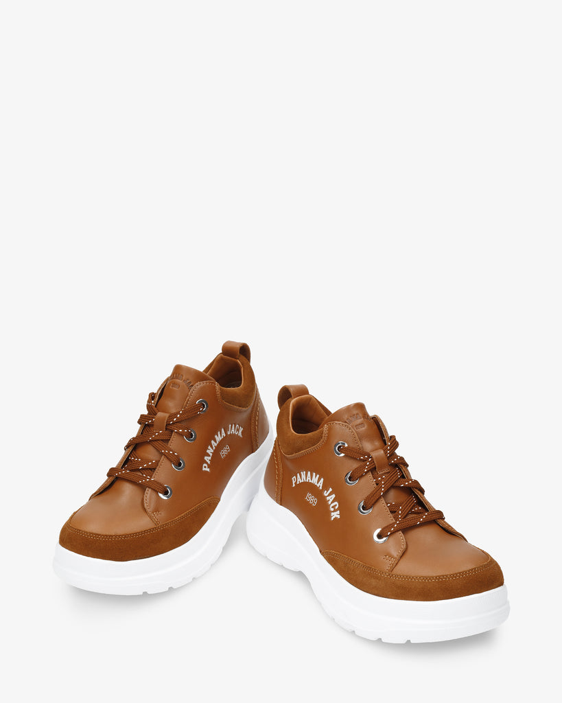 Hilda sneakers de piel con forro interior de piel. cuero