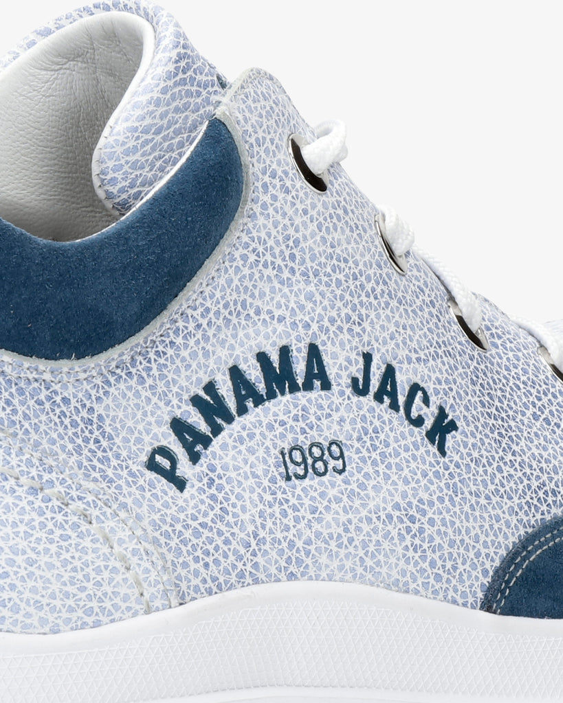 Hilda zapatos de piel con forro interior de piel. azul