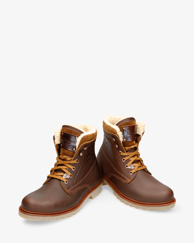 P03 Aviator botas de piel con forro interior de algodón. cuero