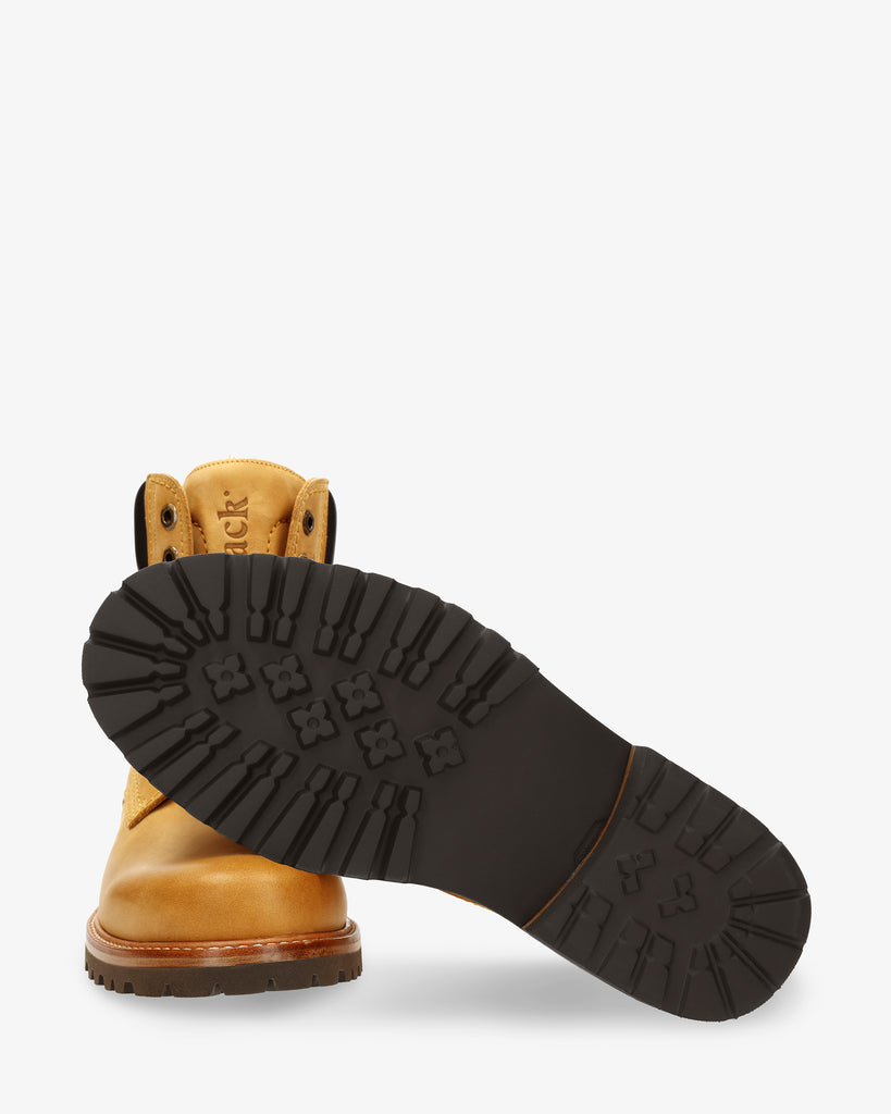 Panama 03 botas de piel con forro interior de piel. vintage