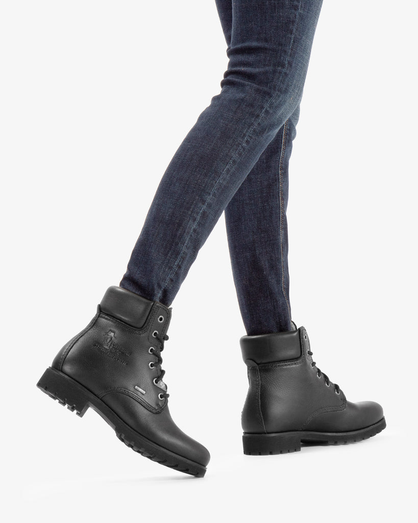 Panama 03 Gtx Wool botas de piel con forro interior de gore-tex® y lana negro