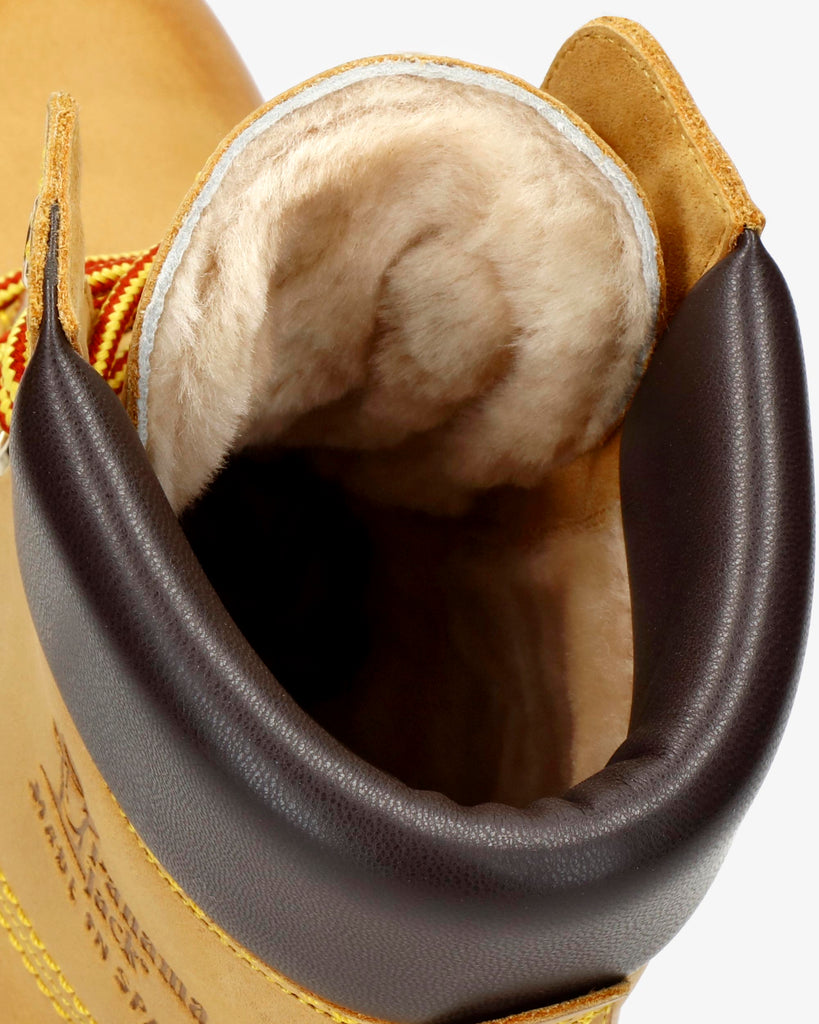 Panama 03 Igloo botas de piel con forro interior de pelo natural. vintage