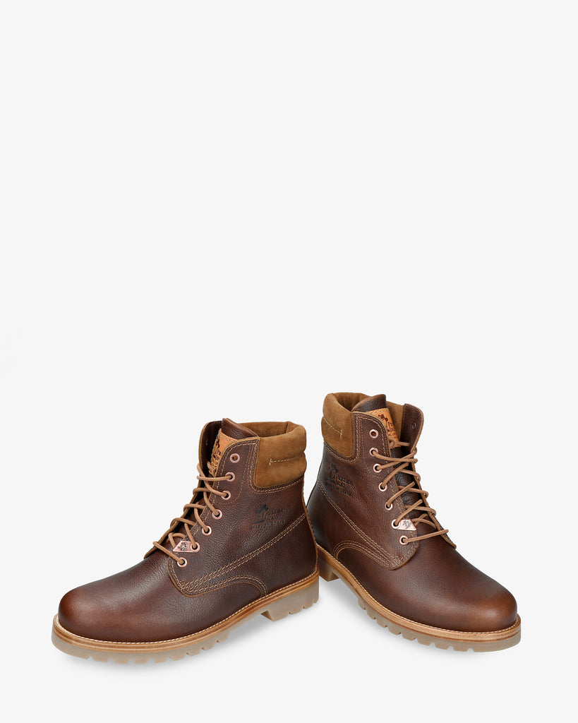 Panama 03 Igloo botas de piel con forro interior de pelo natural. cuero