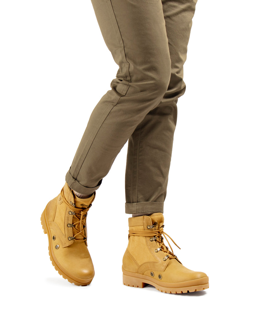 Route Boot Reporter botín de piel con forro interior de tejido. vintage