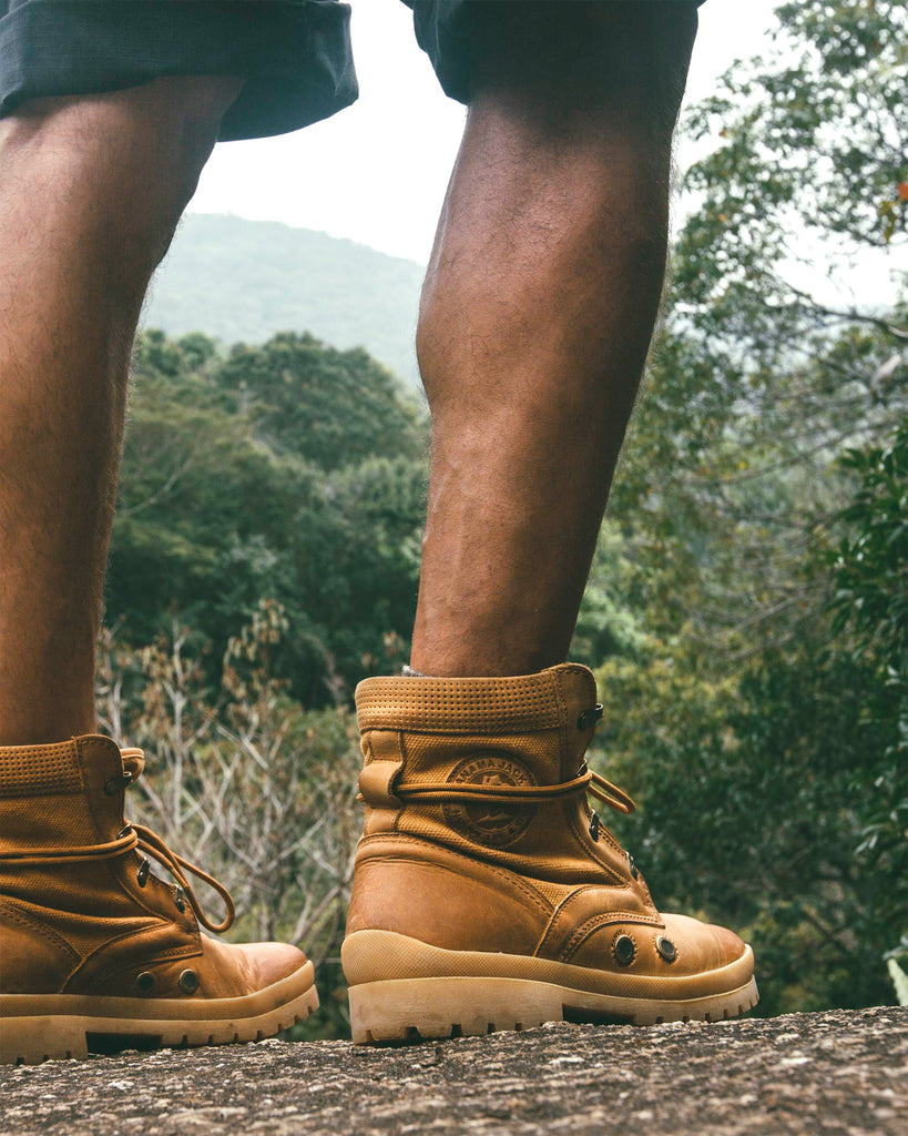 Route Boot Reporter botas de piel con forro interior de tejido. vintage