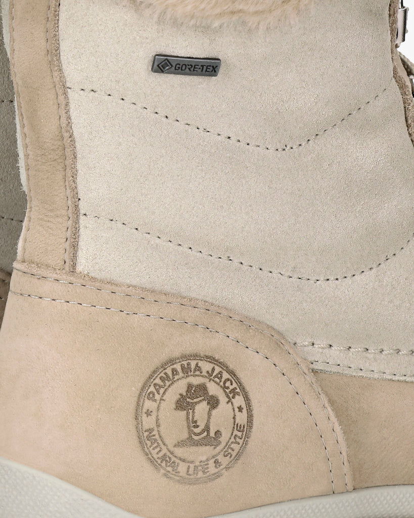 Tuscani Gtx botas de piel con forro interior de gore-tex®. crudo