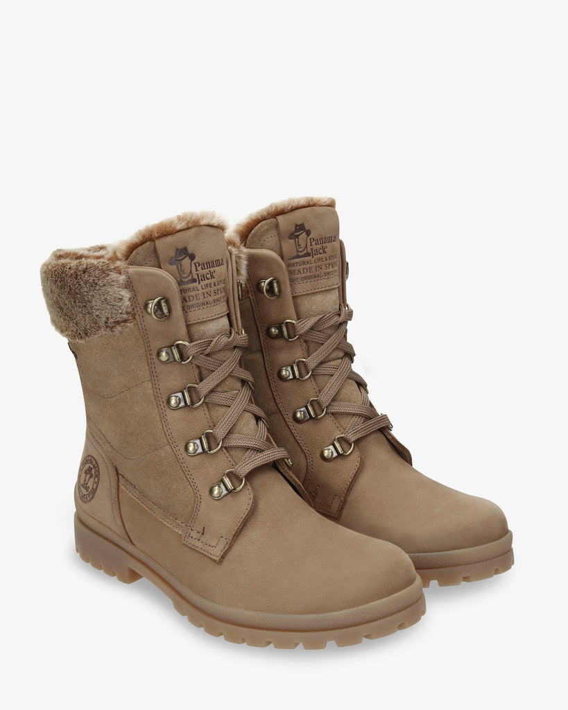 Tuscani Gtx botas de piel con forro interior de gore-tex®. taupe