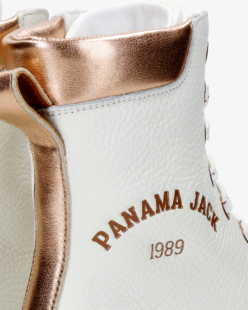 Yuca botas de piel con forro interior de piel. blanco